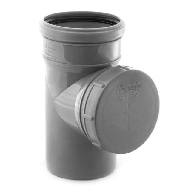 Муфта ревизия внутренняя для канализационных труб Ø110мм