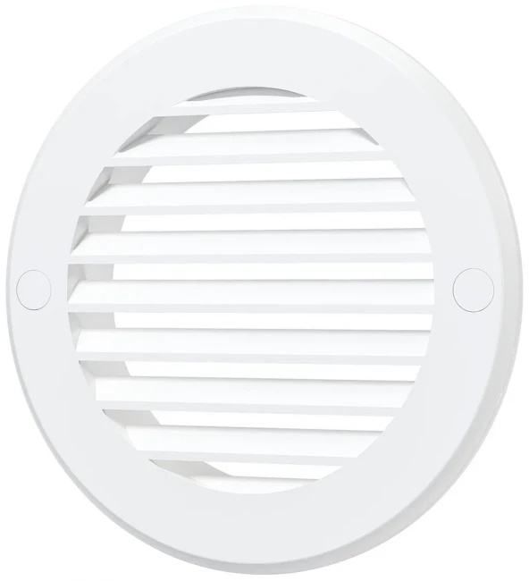 Решетка пластмассовая круглая с фланцем Эвент