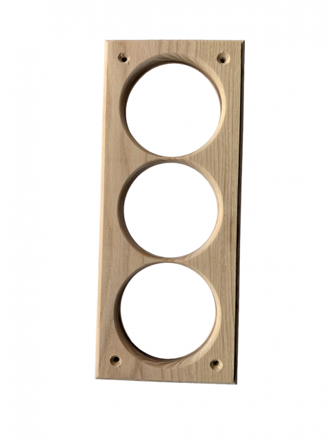 Накладка под розетку/выключатель 68 мм из дерева Ясень на бревно и блок-хаус диаметром 280мм Накладка под розетку/выключатель 68 мм из дерева Ясень на бревно и блок-хаус диаметром 280мм