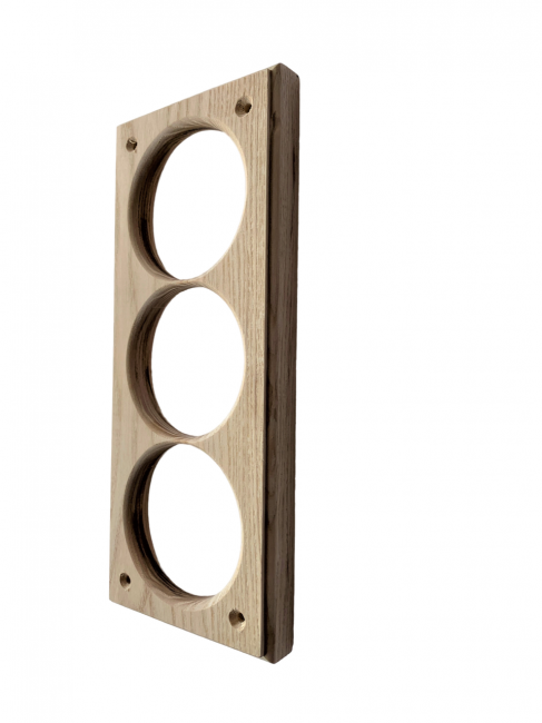 Накладка под розетку/выключатель 68 мм из дерева Ясень на бревно и блок-хаус диаметром 280мм Накладка под розетку/выключатель 68 мм из дерева Ясень на бревно и блок-хаус диаметром 280мм