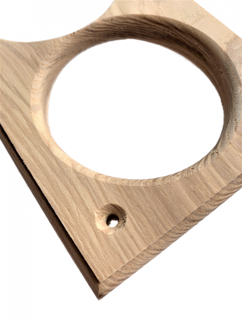 Накладка под розетку/выключатель 68 мм из дерева Ясень на бревно и блок-хаус диаметром 280мм Накладка под розетку/выключатель 68 мм из дерева Ясень на бревно и блок-хаус диаметром 280мм