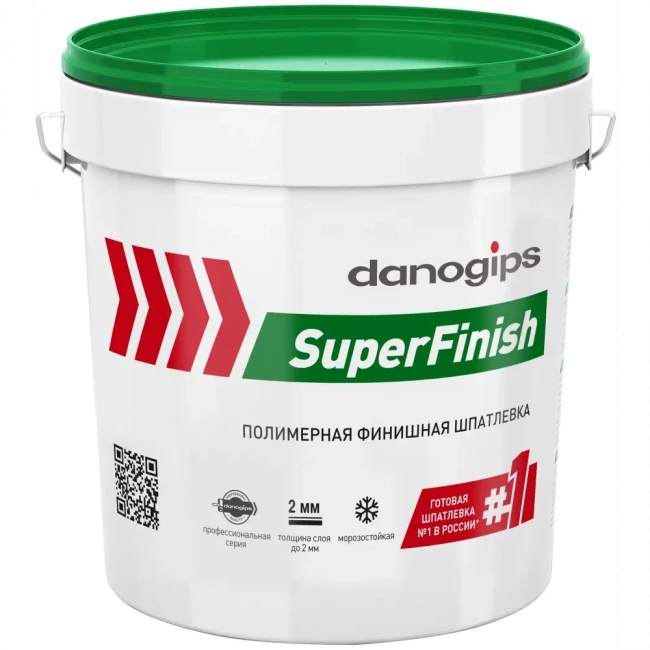 Шпаклевка готовая SuperFinish DANOGIPS SHEETROCK 