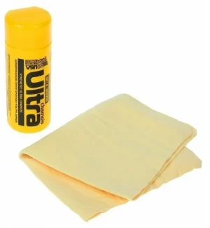 Салфетка синтетическая замша автомобильная 43х64 см City Up ULTRA в тубусе