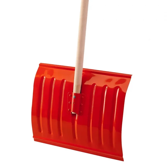 Лопата снеговая алюмин. со стальной планкой с деревянным черенком, СИБИН 430мм