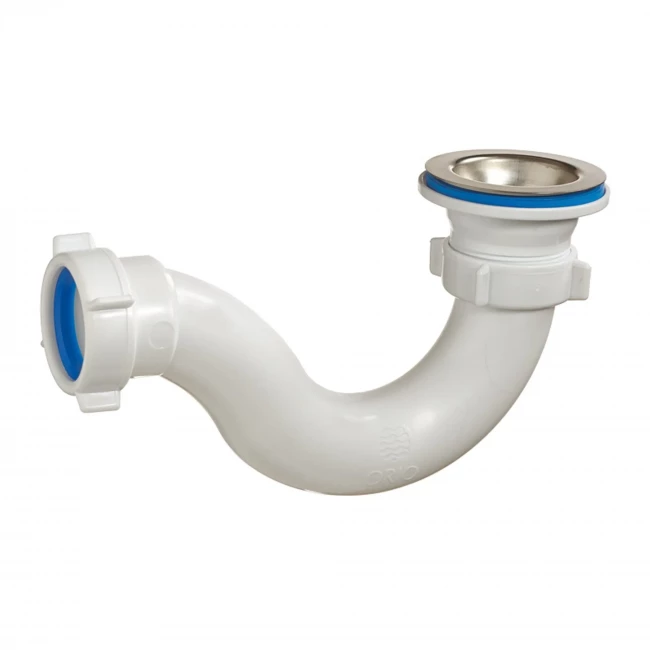 Сифон для душевого поддона 1½"х40мм, S-образный, нержавеющая решётка А-4258 ОРИО