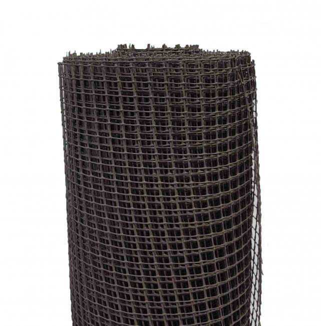 Сетка пластиковая 1,0м х 20м (20х20яч./квадрат) Коричневая