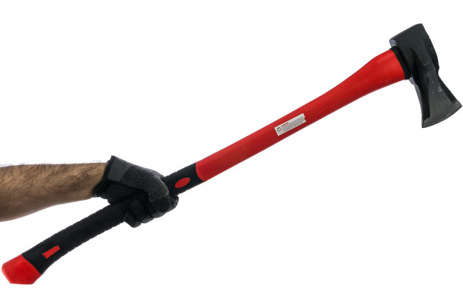Топор-колун с клиновидным полотном 2000 г, фибергласовое обрезиненное топорище 880 мм  Matrix