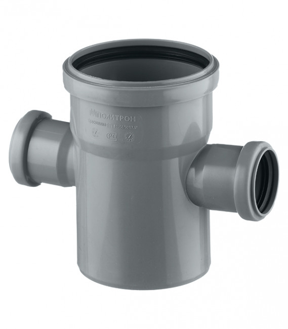 Крестовина внутренняя Ø110х50х50мм 90° для канализационных труб