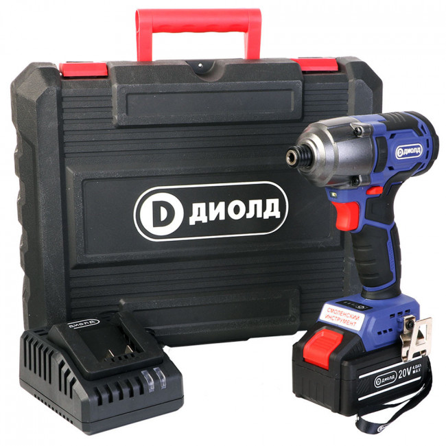 Гайковерт ударный аккумуляторный ГЭА-20ЛИ-02 (с батареей и ЗУ в кейсе)