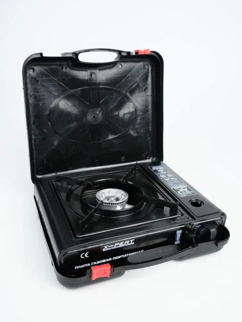 Плитка портативная газовая (пластиковый кейс, пьезоподжиг) X-PERT