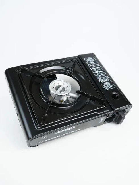 Плитка портативная газовая (пластиковый кейс, пьезоподжиг) X-PERT