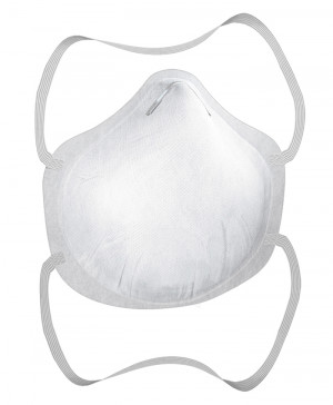  Полумаска фильтрующая формованная 20 шт тип защиты FFP2  Rutex