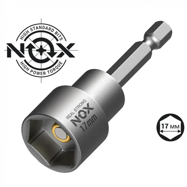 Бита с торцевой головкой магнитная NOX NUT SETTER