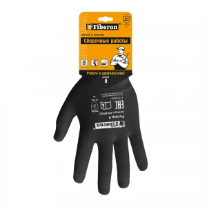 Перчатки Для сборочных работ, ДЕКОР Fiberon