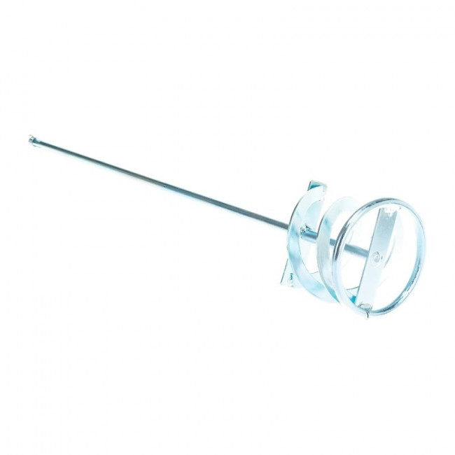 Венчик Турбо для строительных смесей оцинк SDS+ (насадка-миксер для перфоратора) 100х600мм Biber