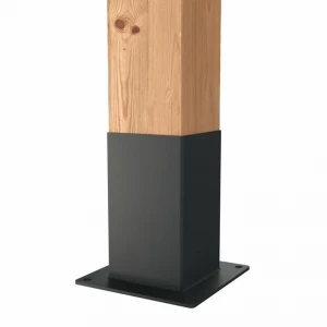 Крепеж для беседки из бруса UNO графит (2 шт.)