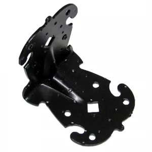 Уголок крепёжный фигурный чёрный матовый НОЭЗ