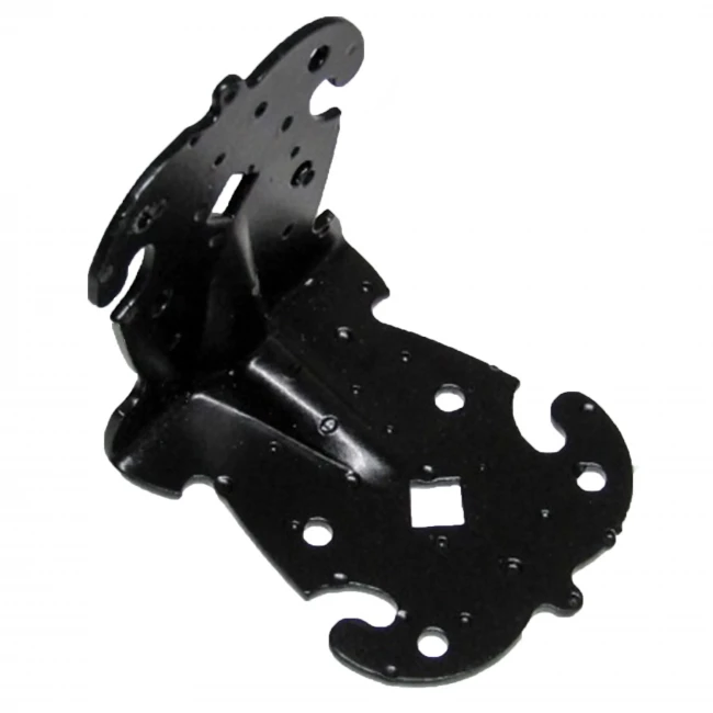 Уголок крепёжный фигурный чёрный матовый НОЭЗ