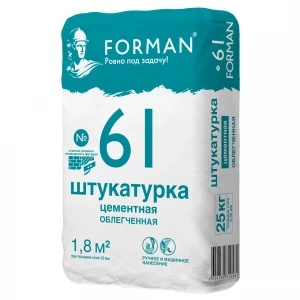 Штукатурка цементная Forman 61  (25 кг)