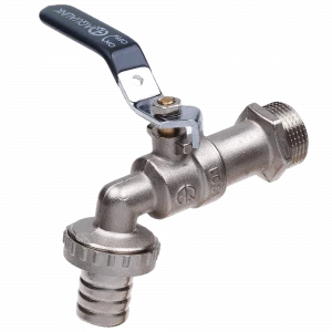 Кран шаровый водоразборный под шланг ручка