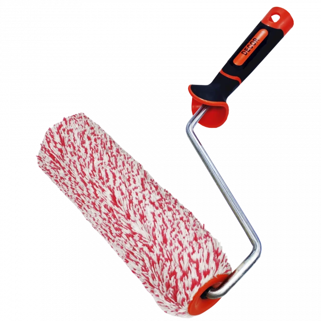 Валик  полиакрил премиум, ворс 24мм, бюгель 8мм, фасадный, в сборе  DECOR