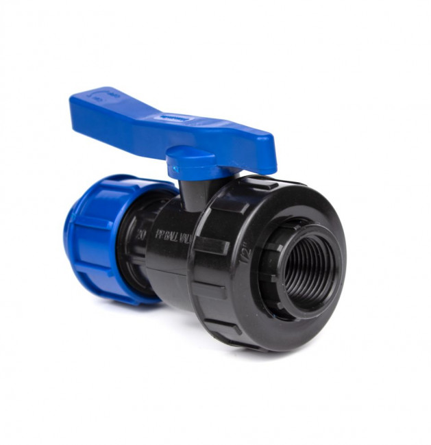 Кран шаровый внутренняя резьба для ПНД