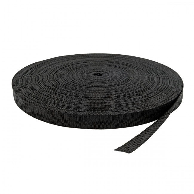 Ремень ПП ременная черный 25мм 