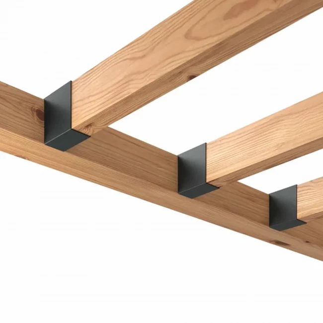 Крепеж для беседки из бруса KONEKT 50x100 графит (8 шт.)