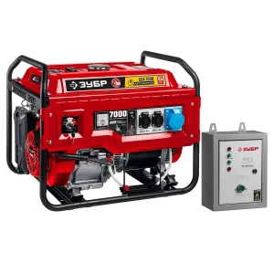Бензиновый генератор Зубр СБА-7000, с автозапуском