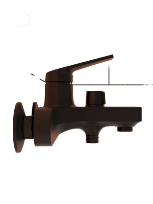 Смеситель для ванной пластиковый чёрный