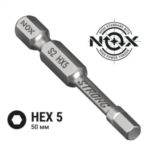 Бита NOX TORSION STRONG HEX5  50 мм  
