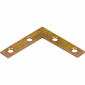 Уголок оконный 50х50х10х1,5 желтый цинк