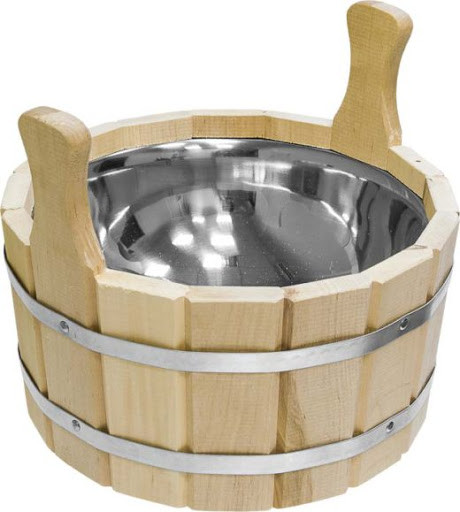 Шайка с нержавеющей вставкой