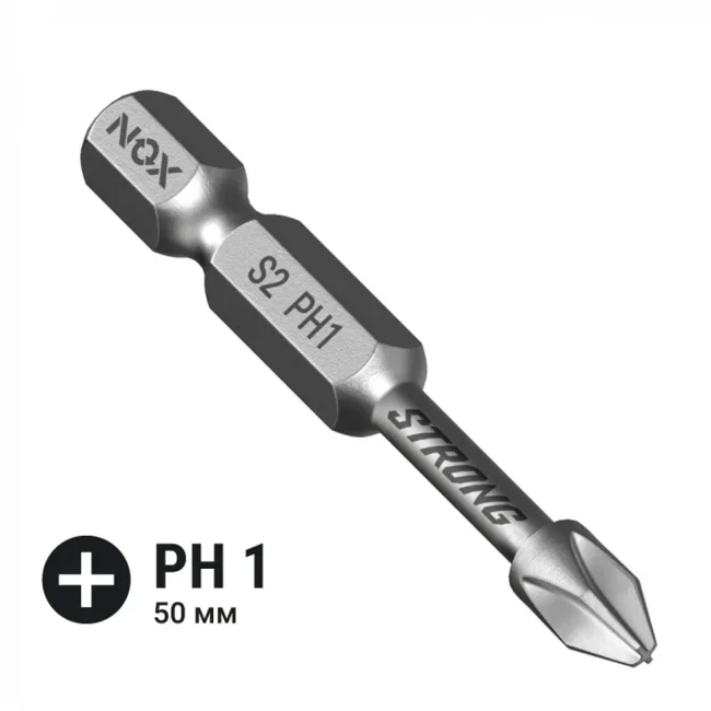 Бита NOX Strong PH1 50мм