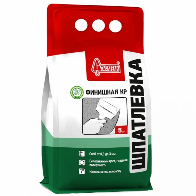 Шпаклёвка гипсовая СТАРАТЕЛИ полимерная ФИНИШНАЯ КР 