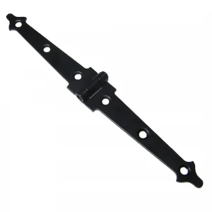 Петля-стрела двойная мебельная черная матовая НОЭЗ