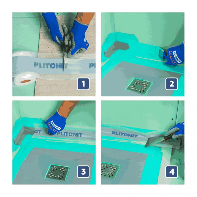 ГидроЛента 200 гидроэоляционная лента ПЛИТОНИТ