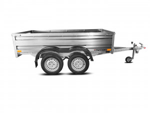 Прицеп легковой Спутник PRO 2513/48 усиленный двухосный оцинкованный