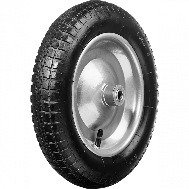 Колесо пневматическое для тачки СК-1 ⌀355мм подшипник ⌀16мм СИБИН 