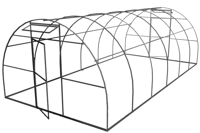Теплица 3х4 (оцинкованная) Усиленная шаг 0,67 м