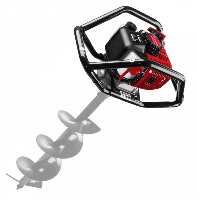 Мотобур (бензобур) d=60-250мм,52 см3,2 оператора ЗУБР