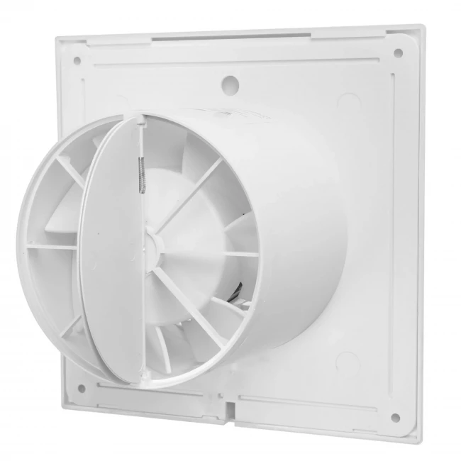Вентилятор с обратным клапаном и тяговым выключателем волна Эвент Ø150