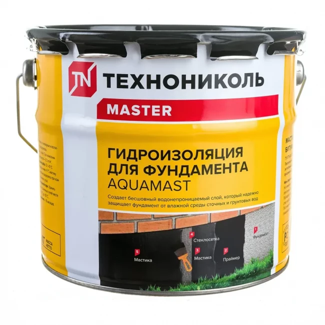 Мастика битумная для Фундамента   AquaMast 