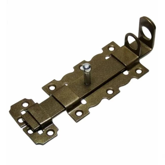 Засов прямой дверной с проушиной ЗД-110 НОЭЗ