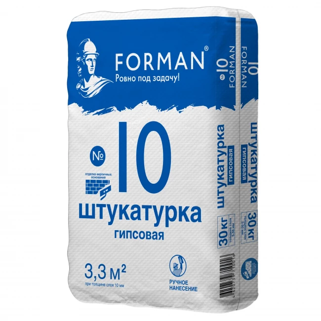 Штукатурка гипсовая Forman 10 