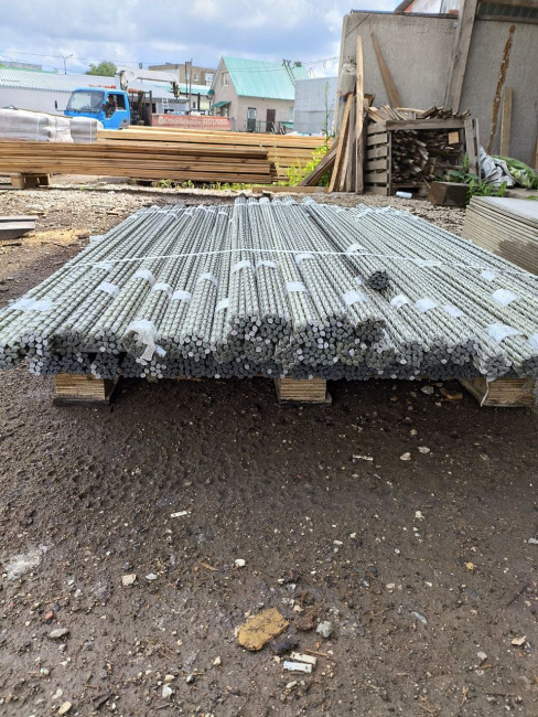 Колышки композитные для подвязки растений, 20шт в упаковке, Ø10мм