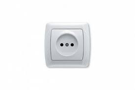 Розетка без заземления внутренняя