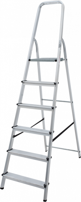Стремянка стальная, 6 ступеней Sarayli
