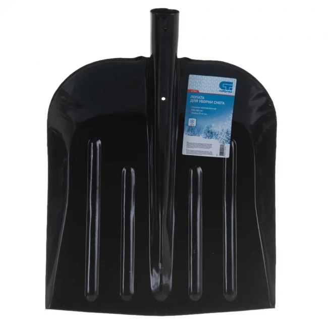 Лопата для уборки снега стальная эмалированная 330х365 мм  Сибртех