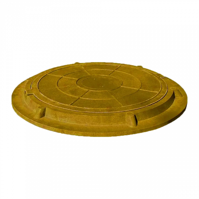 Люк для колодца полимерпесчаный